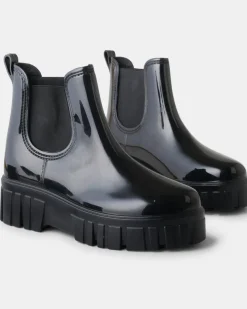 Best Walnut Leon Gumboot - Black