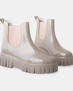 Clearance Walnut Leon Gumboot - Taupe