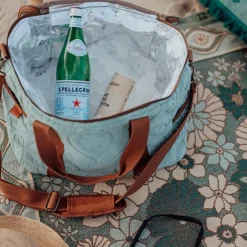 Discount Wandering Folk Daisy Cooler Bag Large - Peppermint