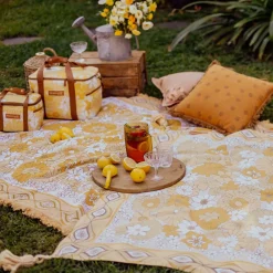 Fashion Wandering Folk Picnic Rug - Lola Honey