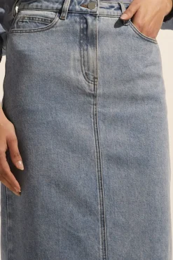 Hot Zoe Kratzmann Accord Skirt - Washed Denim