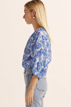 Online Zoe Kratzmann Imbue Top - Pacific Floral