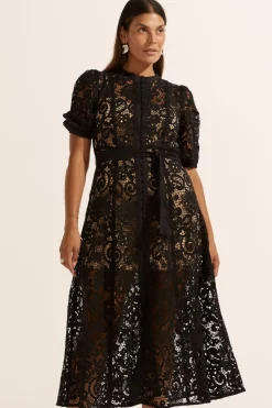 Sale Zoe Kratzmann Lyric Lace Dress - Black