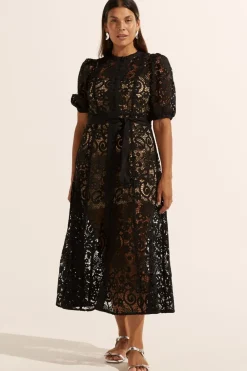 Sale Zoe Kratzmann Lyric Lace Dress - Black