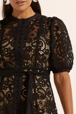 Sale Zoe Kratzmann Lyric Lace Dress - Black