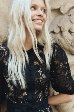 Sale Zoe Kratzmann Lyric Lace Dress - Black