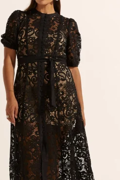 Sale Zoe Kratzmann Lyric Lace Dress - Black