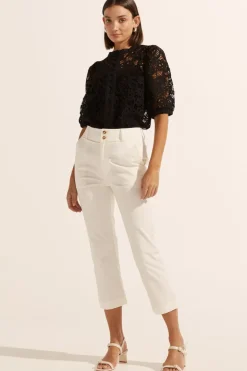 Discount Zoe Kratzmann Parade Lace Top - Black