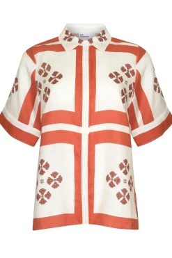 Best Zoe Kratzmann Pixel Top - Tamarillo Scarf