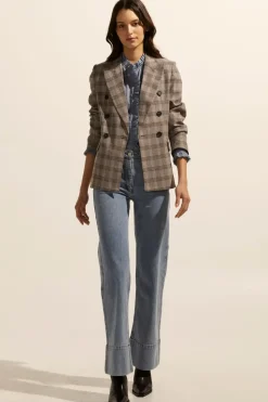 Sale Zoe Kratzmann Spurt Jacket - Mousse Check