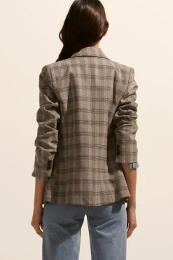 Sale Zoe Kratzmann Spurt Jacket - Mousse Check