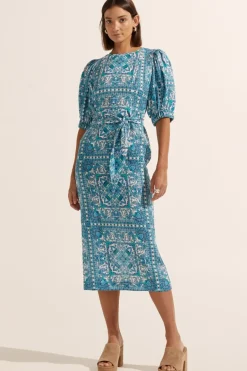 New Zoe Kratzmann Venture Dress - Sapphire Tile