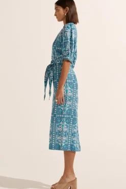 New Zoe Kratzmann Venture Dress - Sapphire Tile