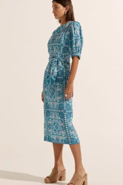 New Zoe Kratzmann Venture Dress - Sapphire Tile